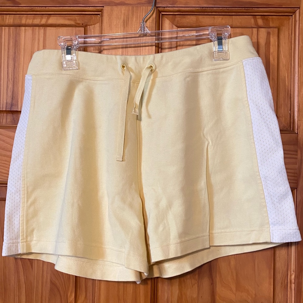 New York & CO Yellow Cotton Shorts